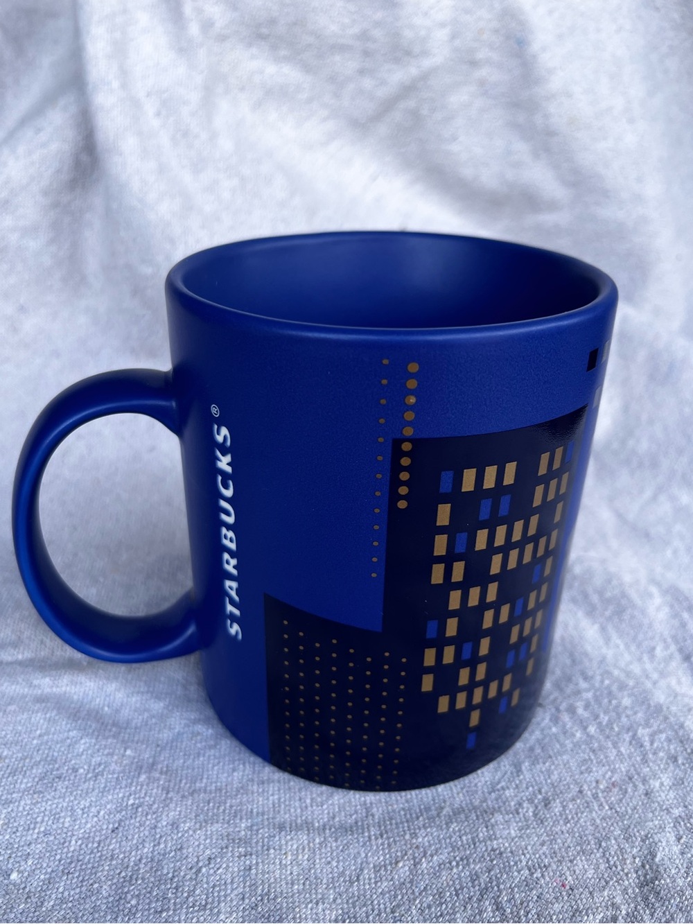 Starbucks Luzon Philippines Island Series Mug 2018 16oz Blue Gold Exclusive